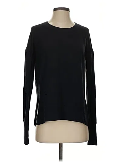 Pre-owned Athleta Pullover Sweater In Black