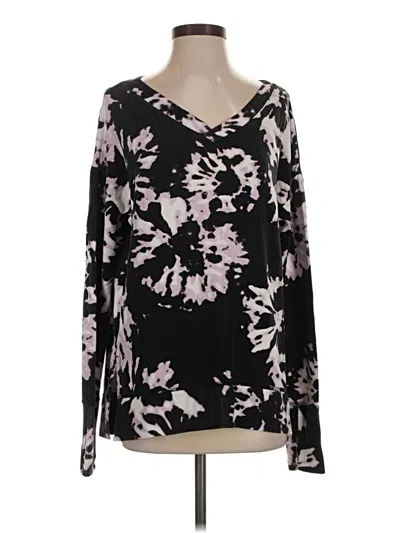 Pre-owned Athleta Pullover Sweater In Black
