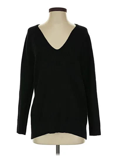 Pre-owned Athleta Pullover Sweater In Black