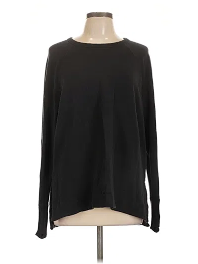 Pre-owned Athleta Pullover Sweater In Black