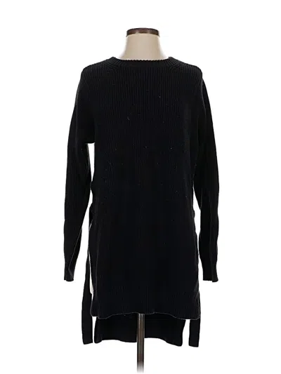 Pre-owned Athleta Pullover Sweater In Black
