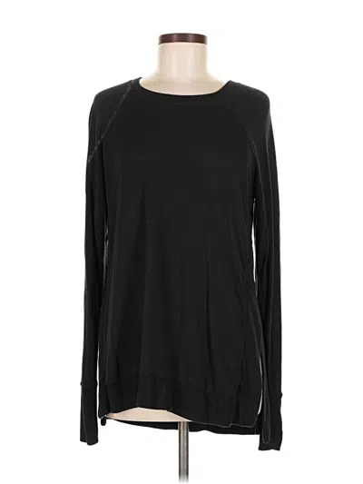Pre-owned Athleta Pullover Sweater In Black