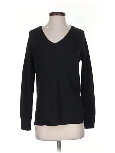 Pre-owned Athleta Pullover Sweater In Black