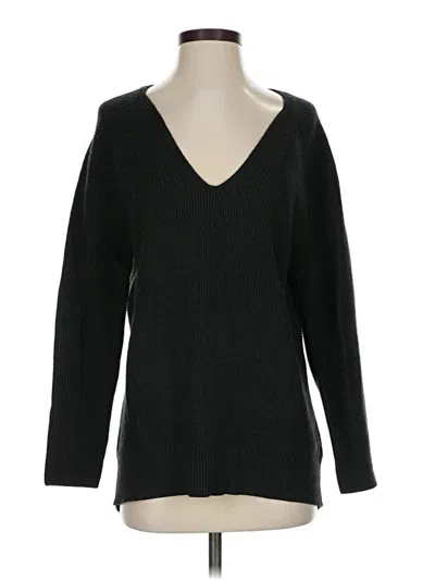 Pre-owned Athleta Pullover Sweater In Black
