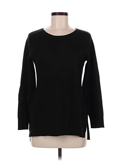 Pre-owned Athleta Pullover Sweater In Black