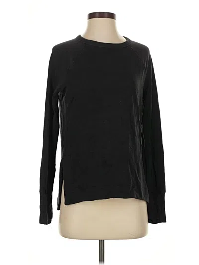 Pre-owned Athleta Pullover Sweater In Black