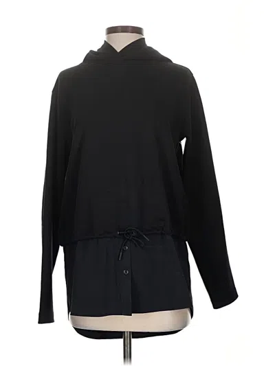 Pre-owned Athleta Pullover Sweater In Black