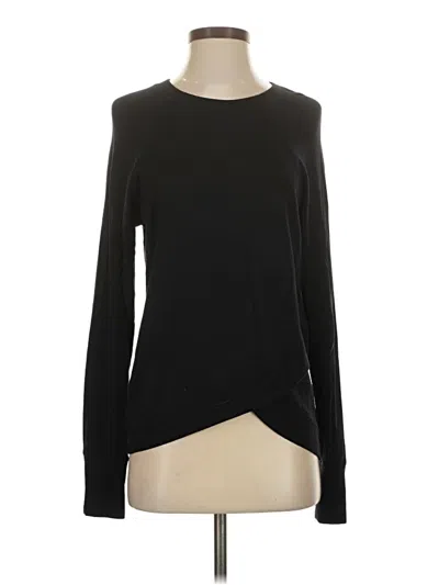 Pre-owned Athleta Pullover Sweater In Black