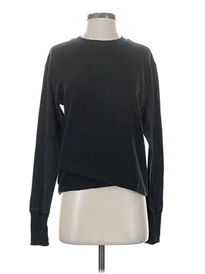 Pre-owned Athleta Pullover Sweater In Black