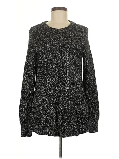 Pre-owned Athleta Pullover Sweater In Black