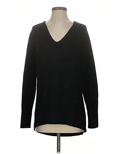 Pre-owned Athleta Pullover Sweater In Black