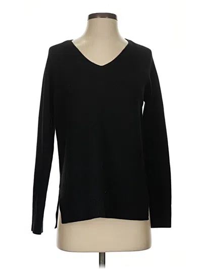 Pre-owned Athleta Pullover Sweater In Black