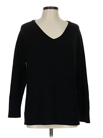 Pre-owned Athleta Pullover Sweater In Black