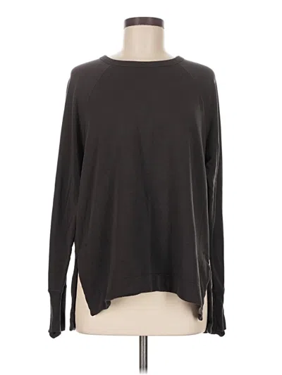 Pre-owned Athleta Pullover Sweater In Black