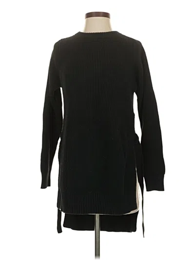Pre-owned Athleta Pullover Sweater In Black