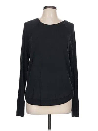 Pre-owned Athleta Pullover Sweater In Black