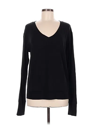 Pre-owned Athleta Pullover Sweater In Black