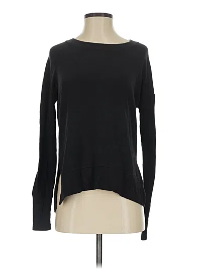 Pre-owned Athleta Pullover Sweater In Black