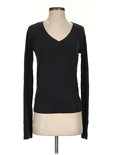 Pre-owned Athleta Pullover Sweater In Black