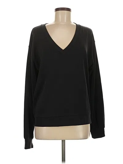Pre-owned Athleta Pullover Sweater In Black