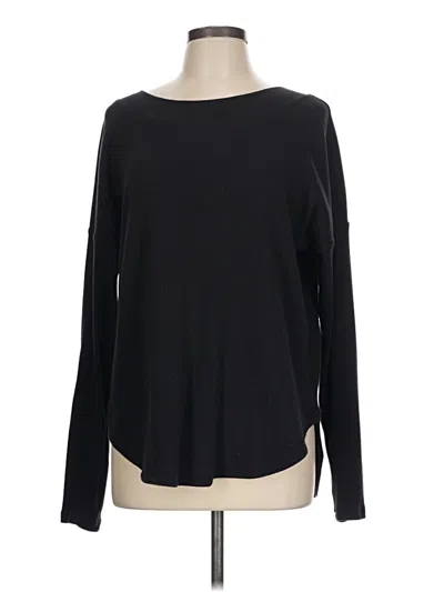 Pre-owned Athleta Pullover Sweater In Black
