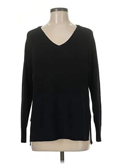 Pre-owned Athleta Pullover Sweater In Black