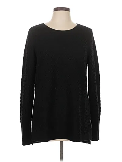 Pre-owned Athleta Pullover Sweater In Black