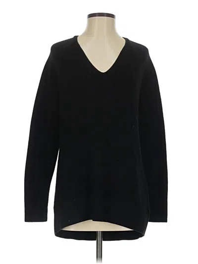 Pre-owned Athleta Pullover Sweater In Black