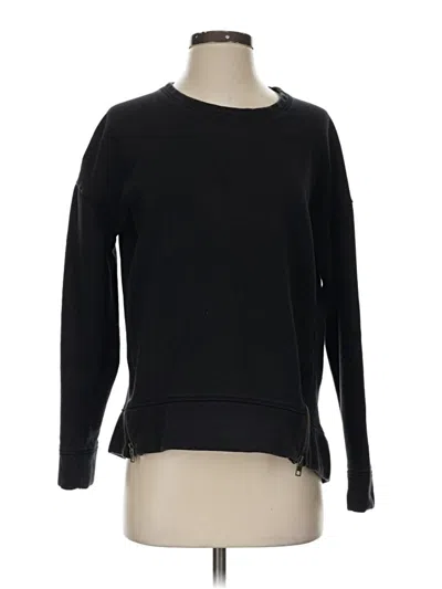 Pre-owned Athleta Pullover Sweater In Black