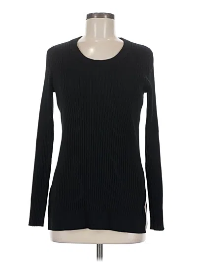Pre-owned Athleta Pullover Sweater In Black