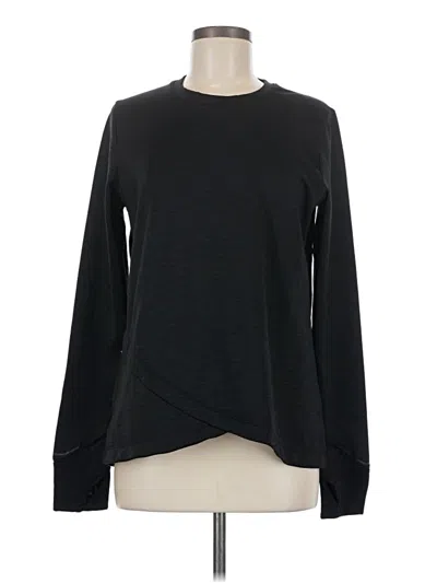 Pre-owned Athleta Pullover Sweater In Black