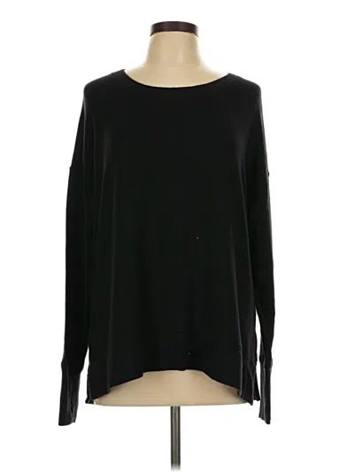 Pre-owned Athleta Pullover Sweater In Black