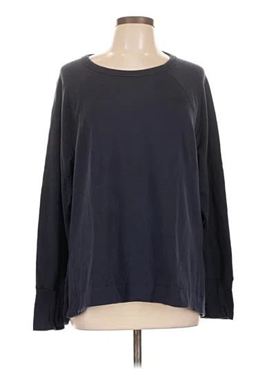 Pre-owned Athleta Pullover Sweater In Black