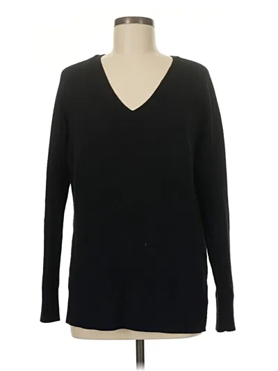 Pre-owned Athleta Pullover Sweater In Black
