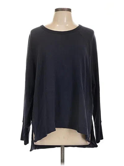 Pre-owned Athleta Pullover Sweater In Black