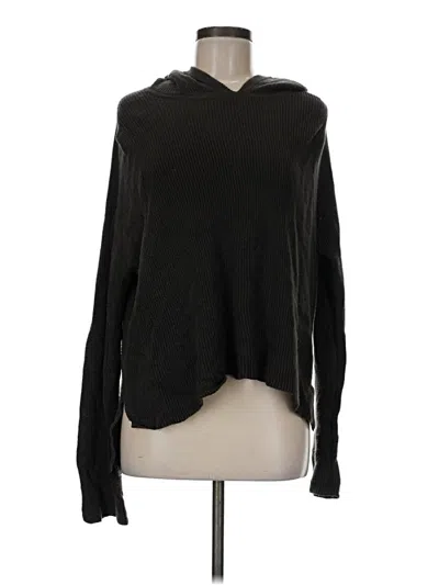 Pre-owned Athleta Pullover Sweater In Black