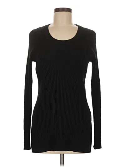 Pre-owned Athleta Pullover Sweater In Black