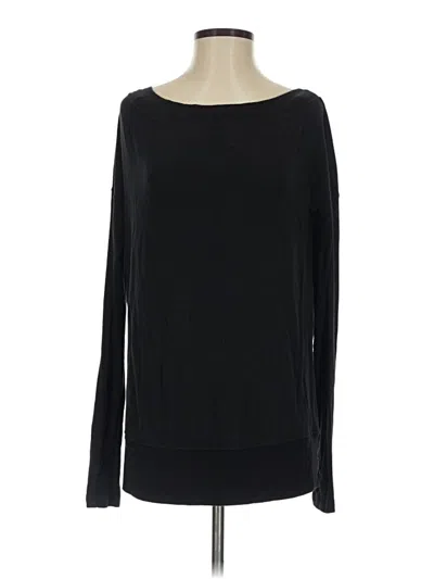 Pre-owned Athleta Pullover Sweater In Black