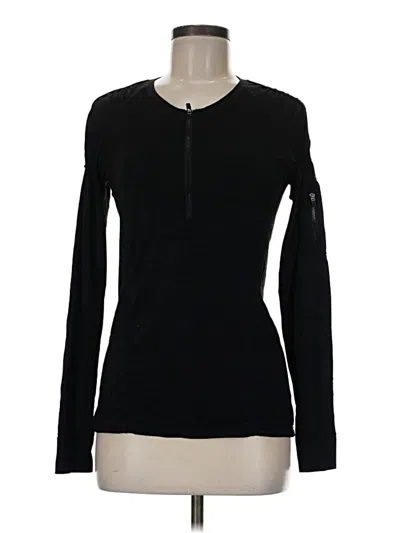 Pre-owned Athleta Pullover Sweater In Black