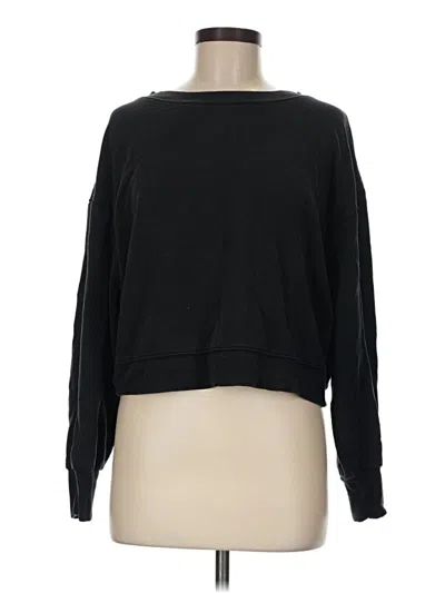 Pre-owned Athleta Pullover Sweater In Black