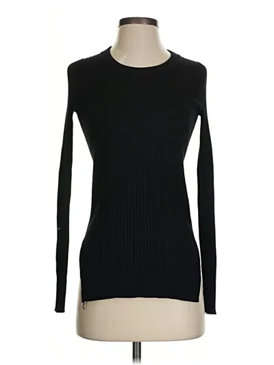 Pre-owned Athleta Pullover Sweater In Black
