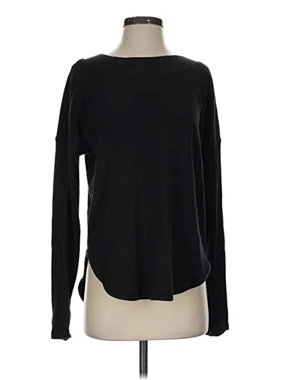 Pre-owned Athleta Pullover Sweater In Black