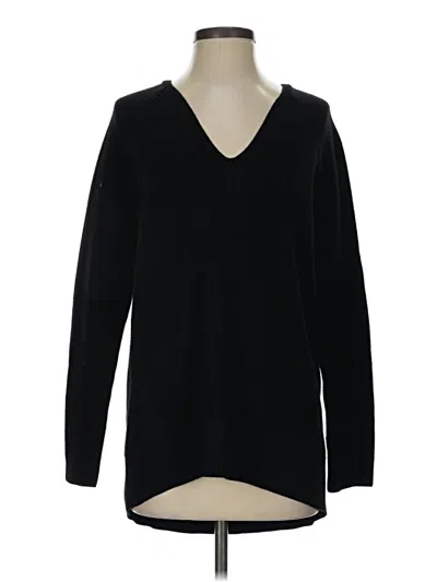 Pre-owned Athleta Pullover Sweater In Black