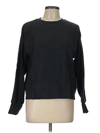 Pre-owned Athleta Pullover Sweater In Black