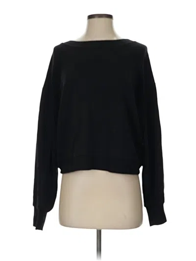 Pre-owned Athleta Pullover Sweater In Black