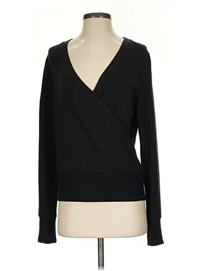Pre-owned Athleta Pullover Sweater In Black