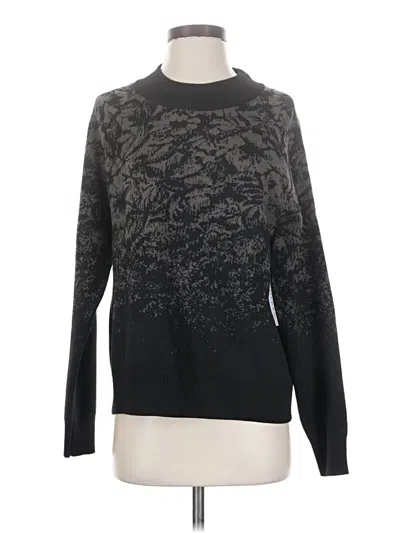 Pre-owned Athleta Pullover Sweater In Black