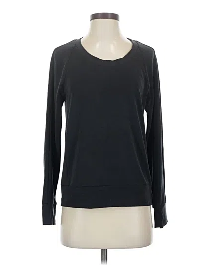 Pre-owned Athleta Pullover Sweater In Black