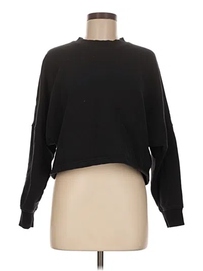 Pre-owned Athleta Pullover Sweater In Black