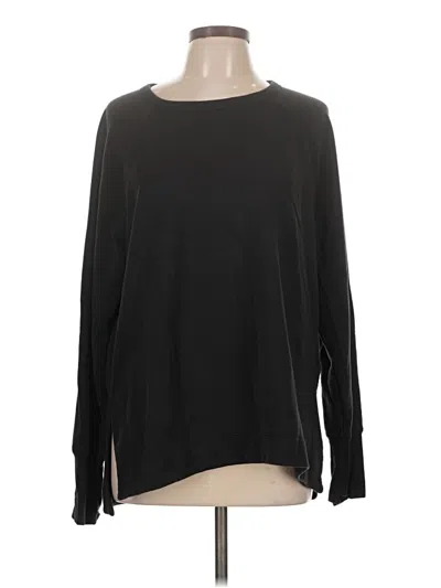 Pre-owned Athleta Pullover Sweater In Black